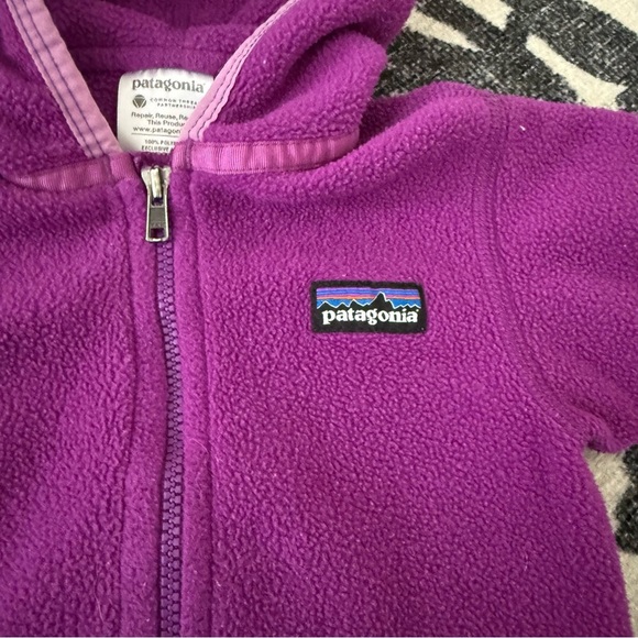 Patagonia Baby Synchilla Cardigan Purple 3 month - Picture 2 of 3